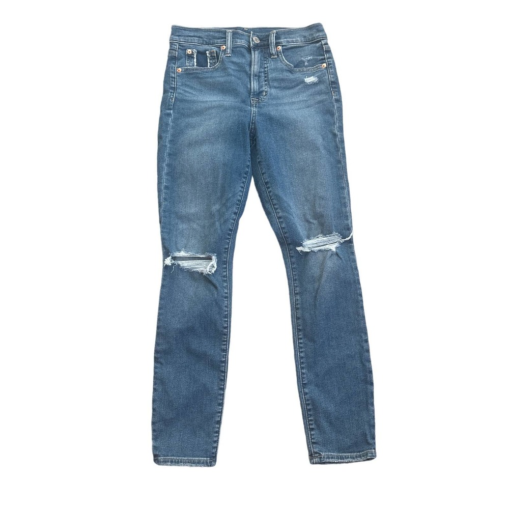 Gap size 2R True Skinny High Rise Distress Jeans